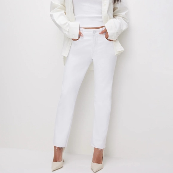 Good American Denim - Good American Good Petite Skinny Stylish White Jeans. Size 28-32. NWT.